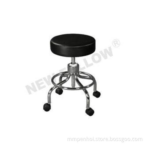 Chromium coated Steel Sponge Mattress Doctor Stool for Hosp